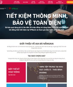 Theme wordpress giới thiệu bảo hiểm AIA