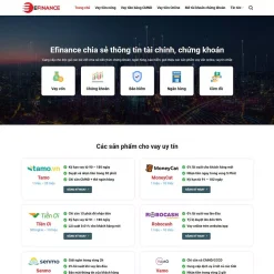 Theme wordpress dịch vụ tài chính 01