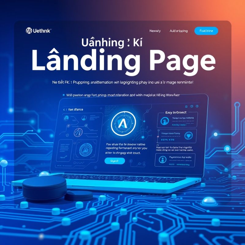 Thiết Kế Landing Page WordPress Chuẩn AI & VietQR Pro